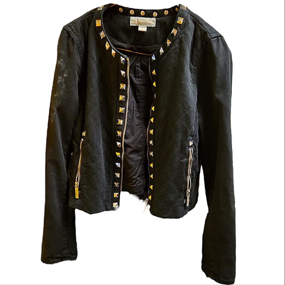 RARE MK Quilted Studded Jacket